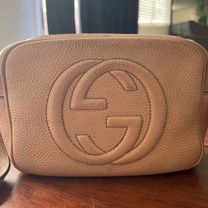 Gucci Soho Leather Crossbody Bag, dust bag and box.
